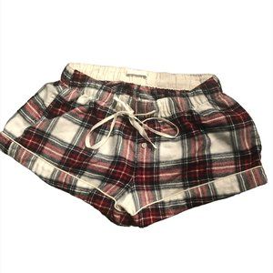Abercrombie and fitch flannel pajama shorts